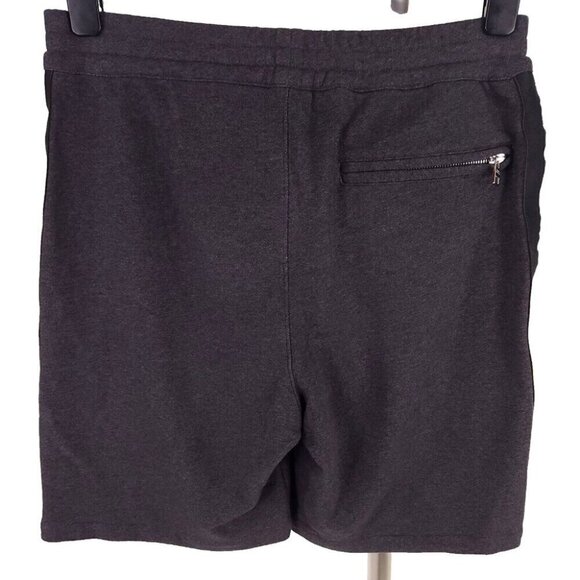 Alexander Mcqueen Stripe-Detail Track Shorts XS Mens Gray Fleece NWOT - Picture 6 of 14
